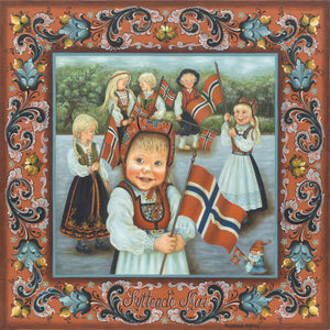 15242-17 6" Ceramic Tile: Syttende Mai