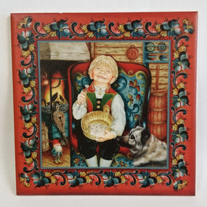 15242-75 6" Ceramic Tile: Pickled Herring Boy