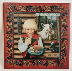 15242-64 6" Ceramic Tile: Gjetost Boy