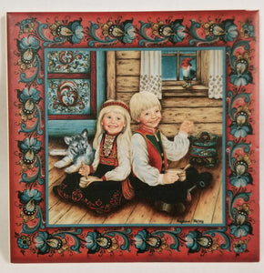 15242-65 6" Ceramic Tile: Rice Pudding Kids