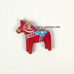 15256-00 Red Dala Horse Magnet, 1.5"