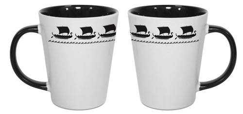 18016-00 Latte Mug: Viking Ship