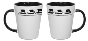 18016-00 Latte Mug: Viking Ship