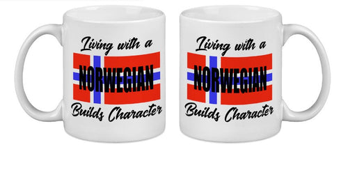 18222-02 11oz C-Mug: Living w/a Norwegian