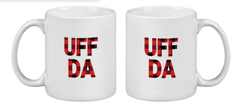 18275-00 11oz C-Mug: Uff Da Plaid