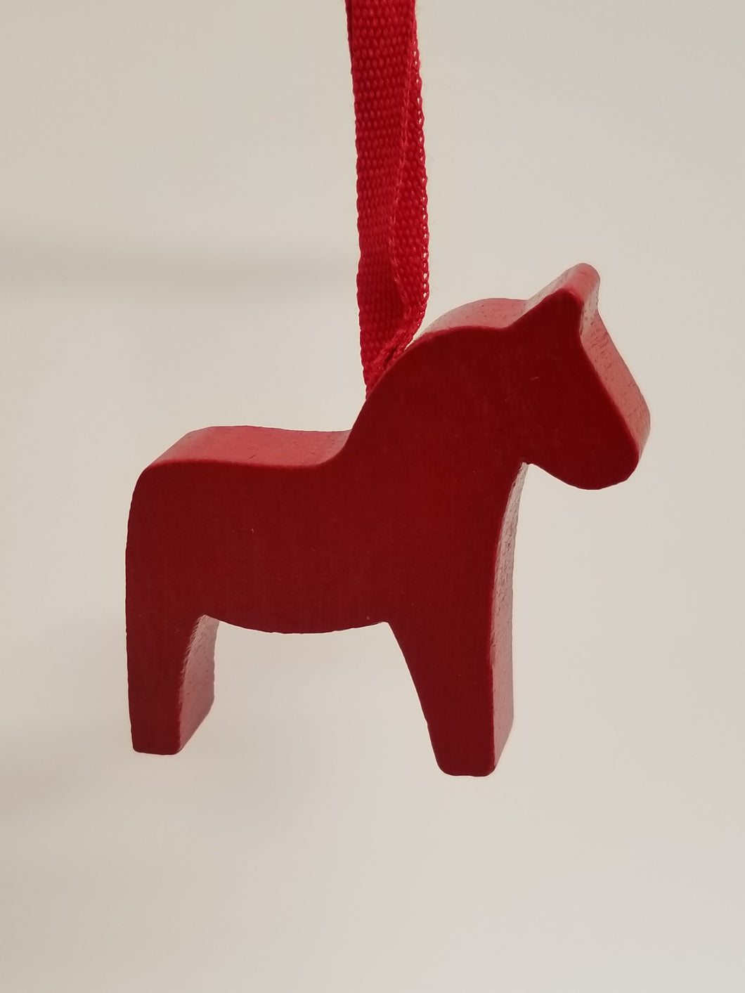 44692-05 Wooden Ornament: Red Dala Horse, 2