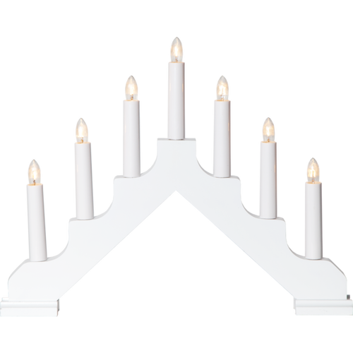 62942-08 7-Lite Candolier: Ada, White