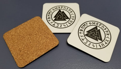 30589-00 Coaster: Valknut Circle