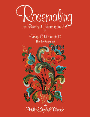 31338-00 Rosemaling: The Beautiful Norwegian Art & Design Collection II, 63 pages