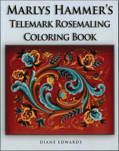 31340-00 Marlys Hammer's Telemark Rosemaling Coloring Book