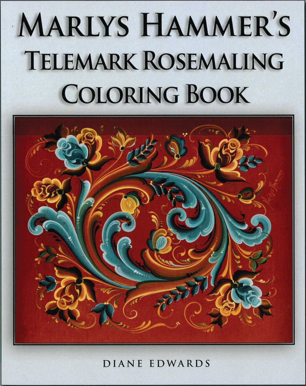 31340-00 Marlys Hammer's Telemark Rosemaling Coloring Book