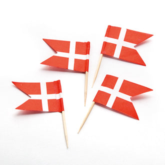 31756-03 Danish Flag Toothpicks, 50 per pack