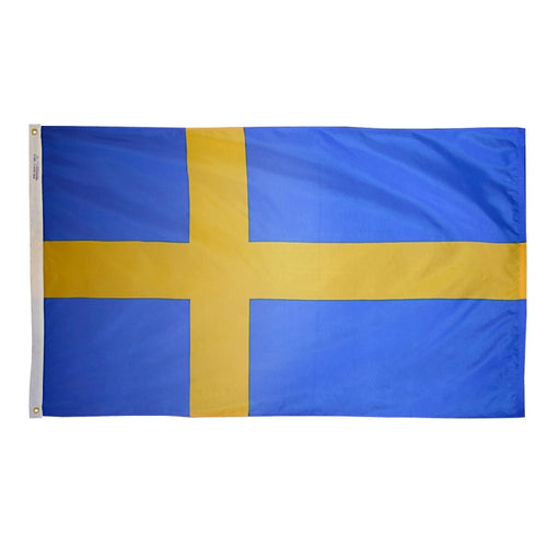 32136-01 Nyl-Glo Sweden Flag, 3'x5'