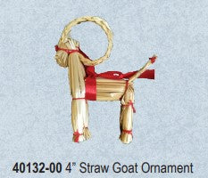 40132-00 Straw Jul Bock with Ribbon, 4