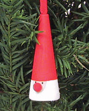 Load image into Gallery viewer, 44632-00 Wooden Ornament: Cone-Shaped Tomte, 3&quot;Tall