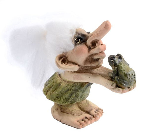 48023-00 Troll Girl Kissing Frog 3.75