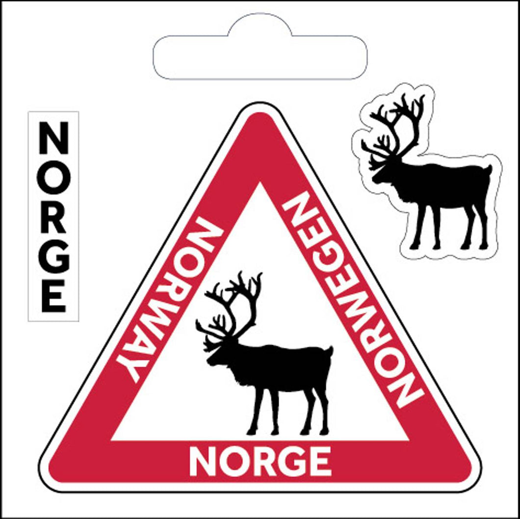 500857 Sticker, Norway Moose