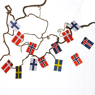 31727-00 Nordic Flag Garland