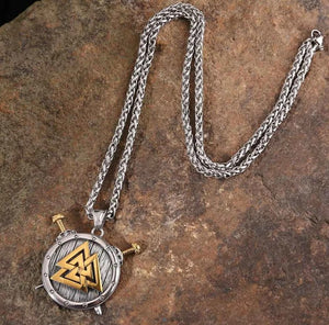 621566 Norwegian Viking Jewelry: Valknute