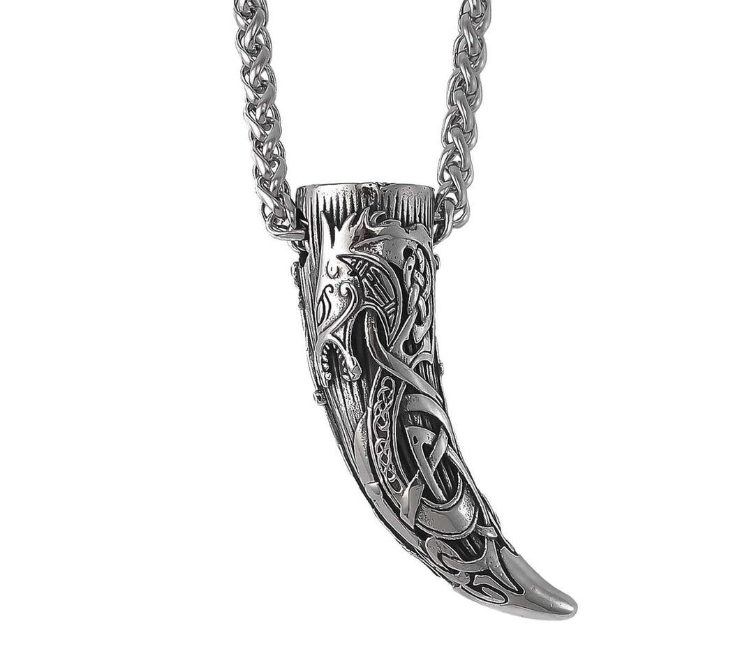 621620 Viking Jewelry; Necklace, Viking Horn
