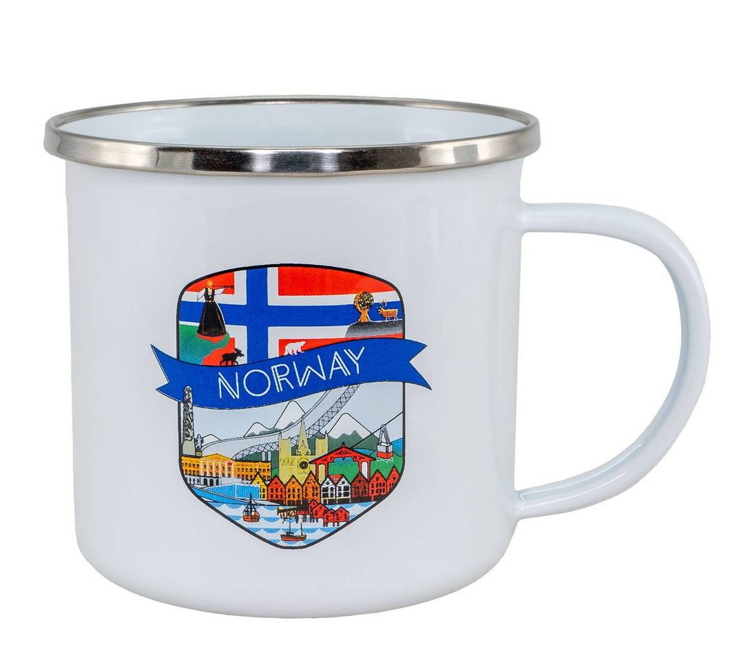 660509 Enamel Mug, Norway