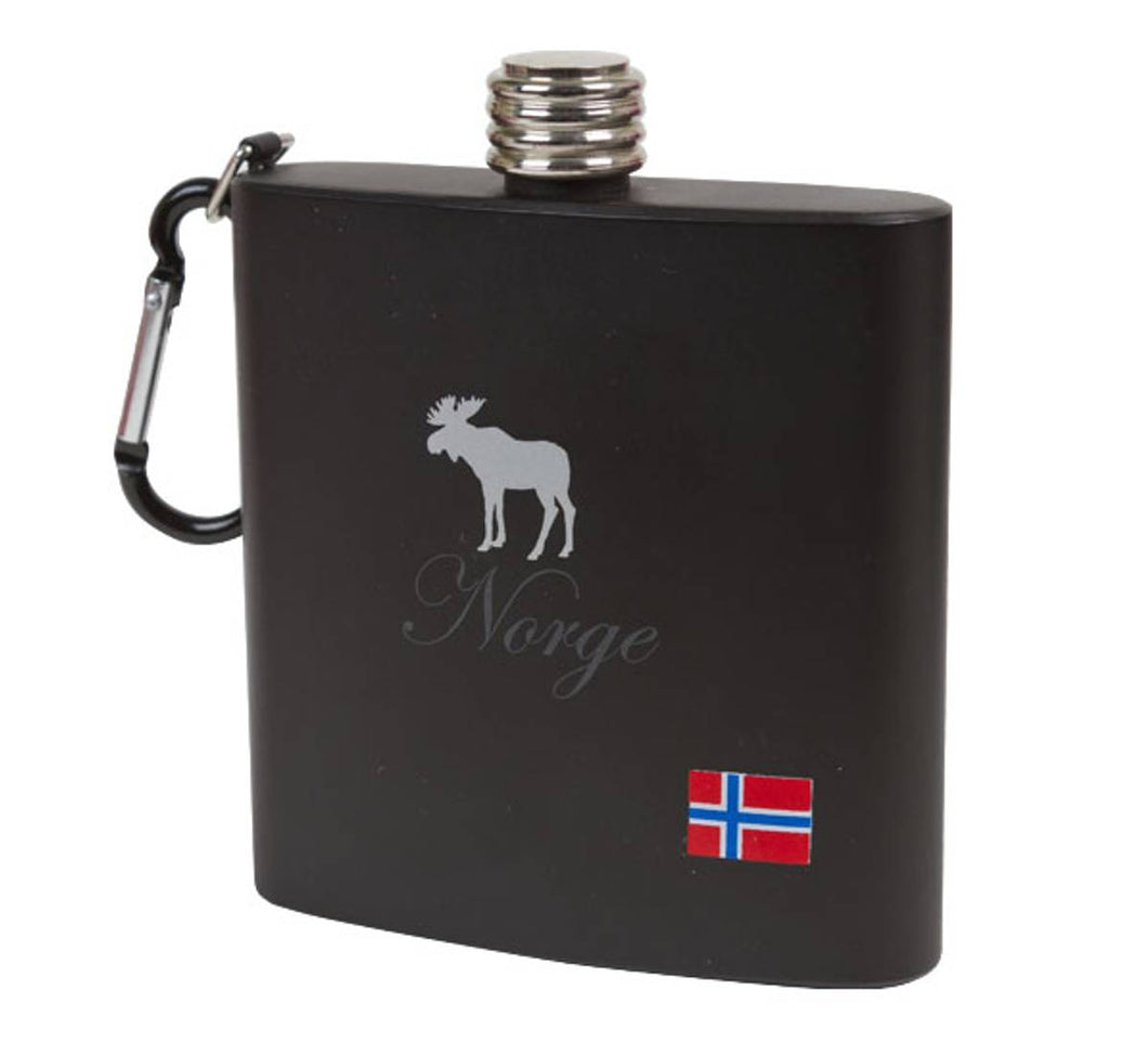 660691 Hip Flask, Moose