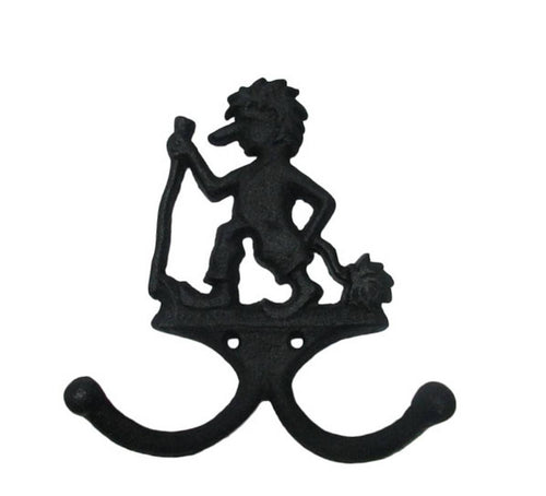 661406 Troll Coat Hook, cast iron