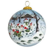 Load image into Gallery viewer, 709716 Christmas Ornament: Nisser Throwing Snowballs