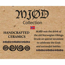 Load image into Gallery viewer, 754568 Handcrafted Ceramic Wine Mug; Viking Ship