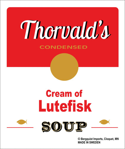 80466-74 Swedish Dishcloth: Cream of Lutefisk