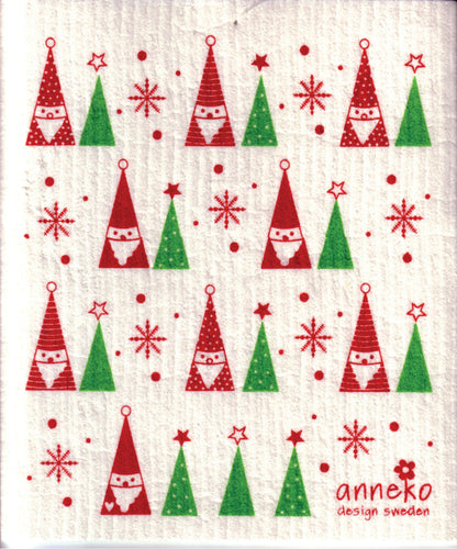 80469-11 Cellulose Dishcloth: Santa's