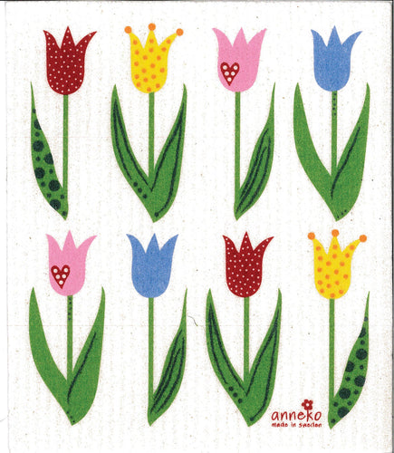 80469-35 Cellulose Dishcloth: Tulips 2