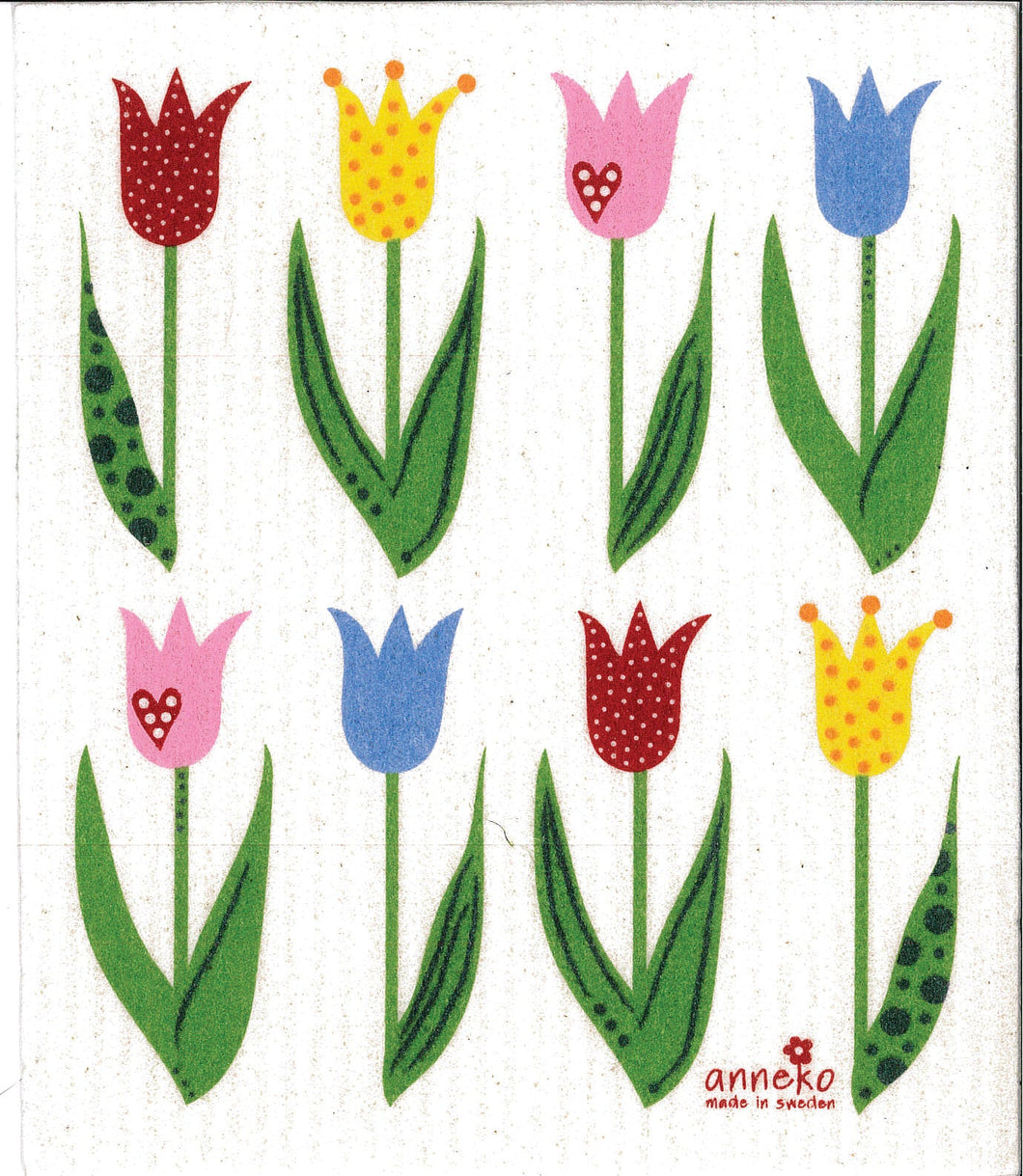 80469-35 Cellulose Dishcloth: Tulips 2