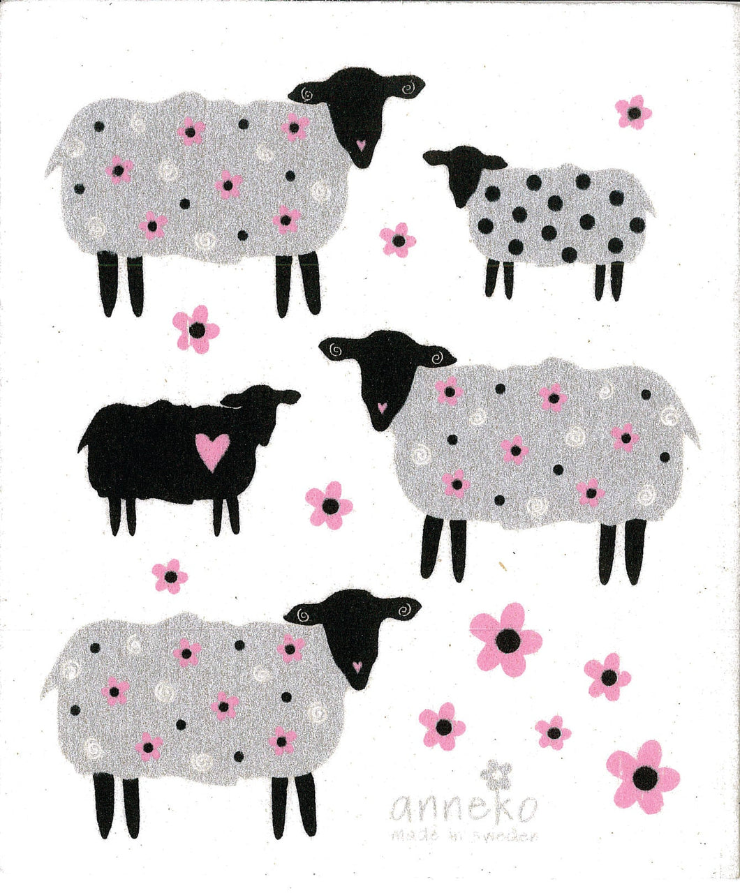 80469-39 Cellulose Dishcloth: Sheep