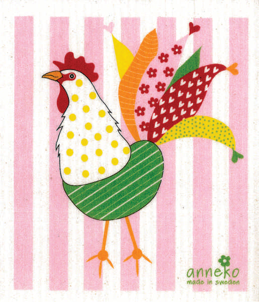 80469-46 Cellulose Dishcloth: Rooster