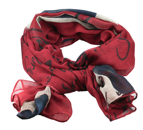 80472-00 Scarf: Norwegian Flag Celebration