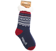 Load image into Gallery viewer, 82424-00 Kosesokks: &quot;Marius&quot; Red/White/Blue