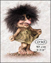 48522-00 Dancing Troll 4" tall