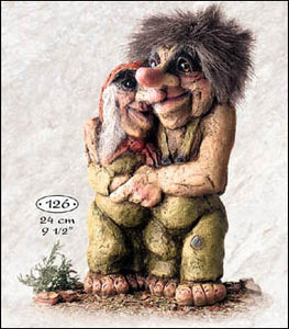 48506-00 Troll Happy Pair 9+" tall