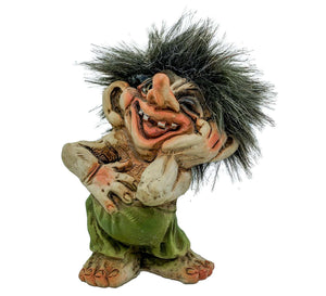 48212-00 Troll Laughing Holding Belly 8cm