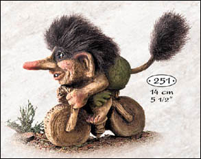 840251 Troll on Bicycle