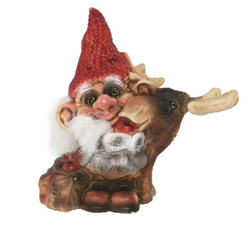 849006 NyForm Santa w/Moose & Apple
