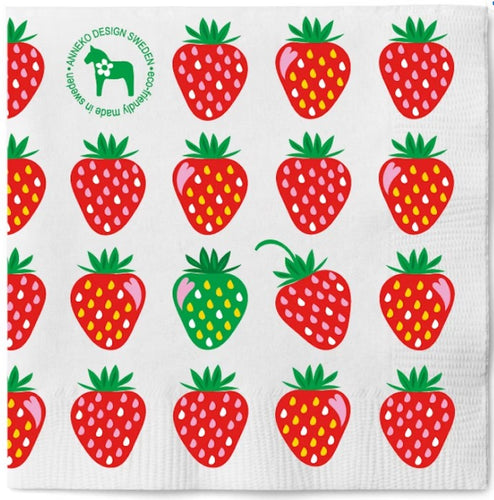 92204-00 Napkins: Strawberries