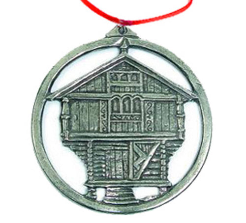 625637 Pewter Ornament: Stabbur