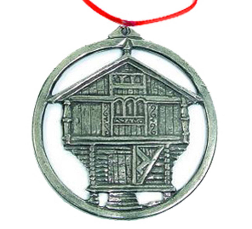 625637 Pewter Ornament: Stabbur