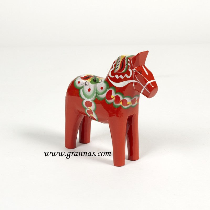 6021304 Red Wooden Dala Horse, 15cm